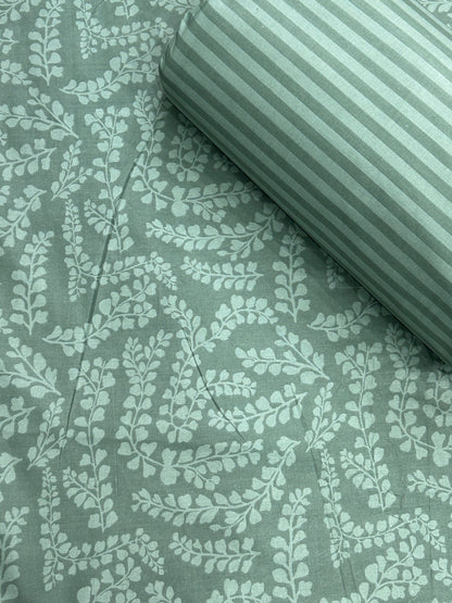 Luxury Pink Floral Printed Bedsheet Set with Matching Pillow Covers