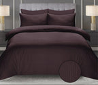 Luxury  Stripe Bed Sheet Set – Soft, Hotel Collection, Wrinkle-Resistant (2 Pillow Covers Included)