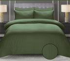 Luxury  Stripe Bed Sheet Set – Soft, Hotel Collection, Wrinkle-Resistant (2 Pillow Covers Included)